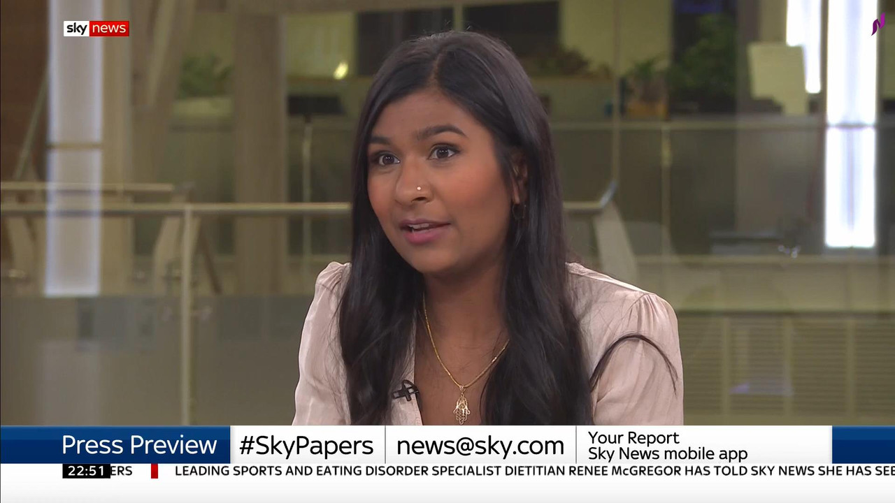 02 January - 22.00.00 - Sky News At Ten. Anna Botting with the m