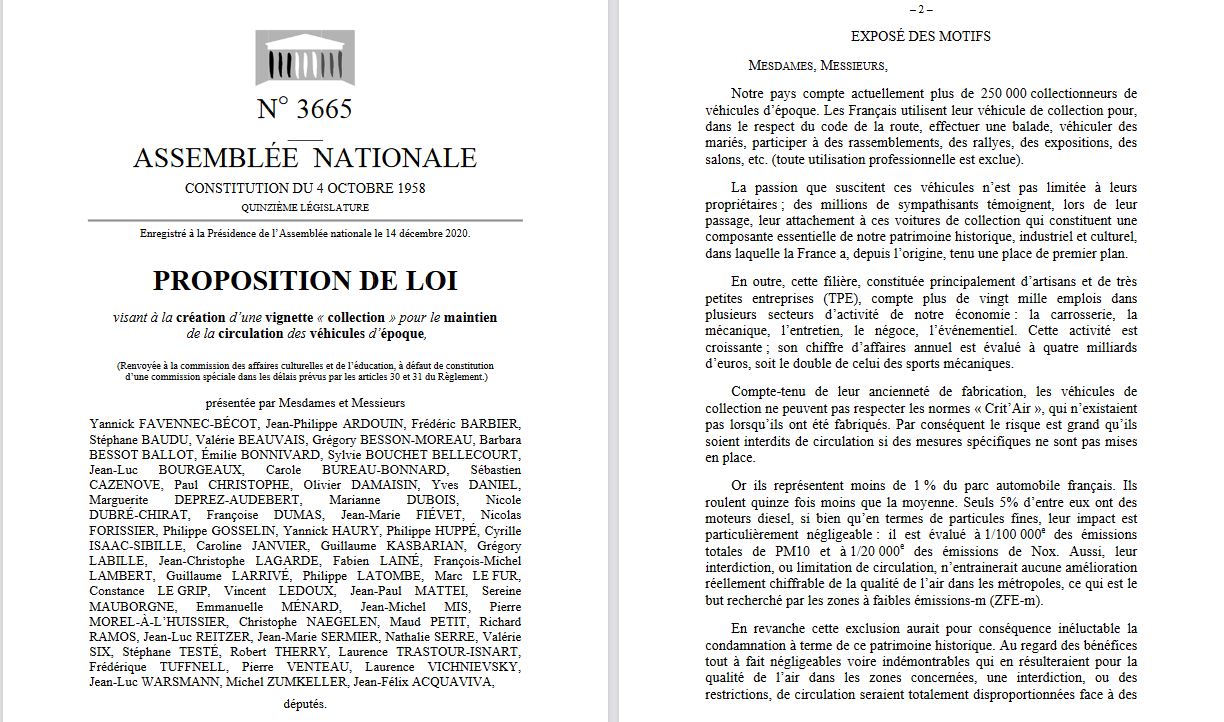 projet de loi 1