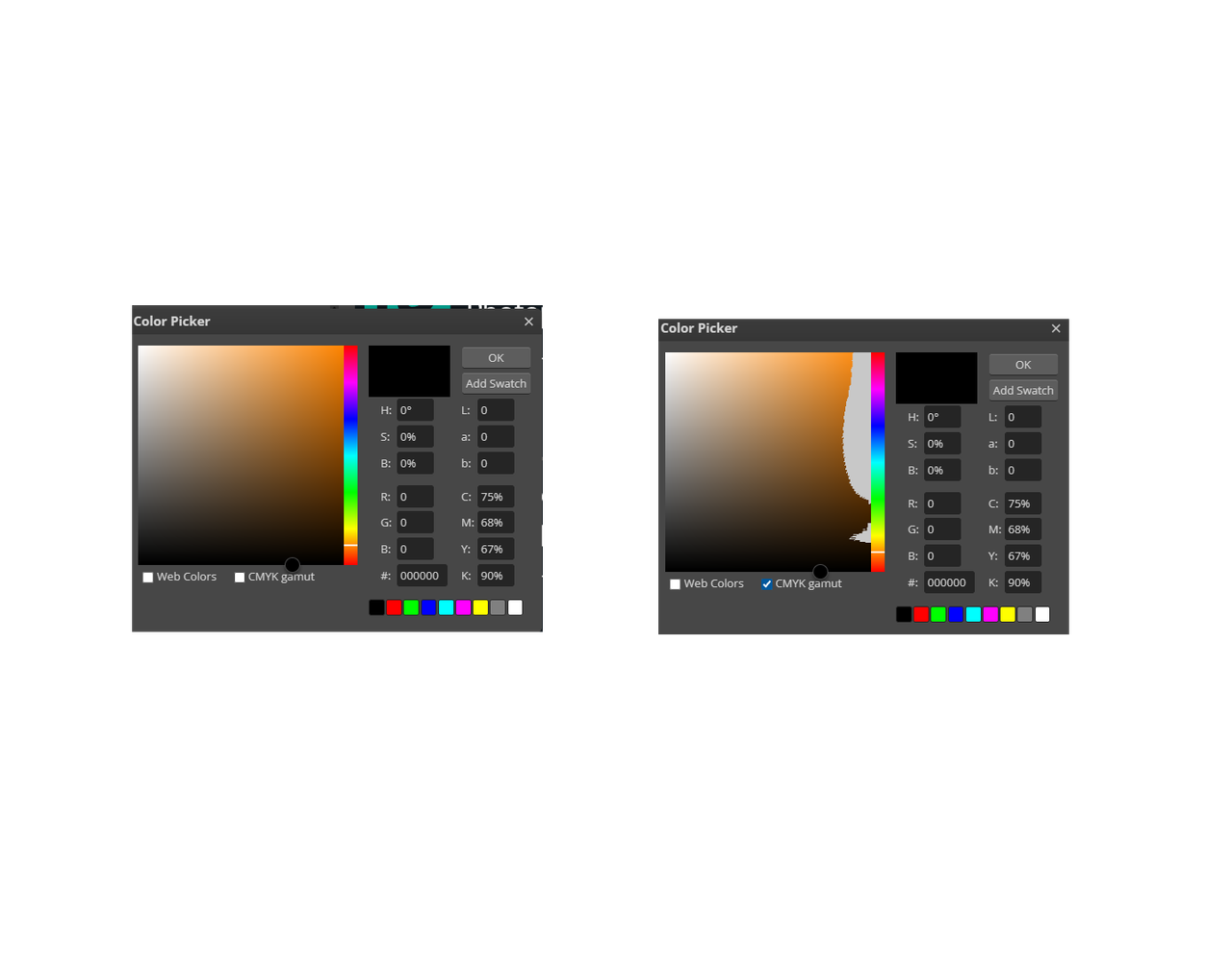 CYMK RGB EXAMPLES
