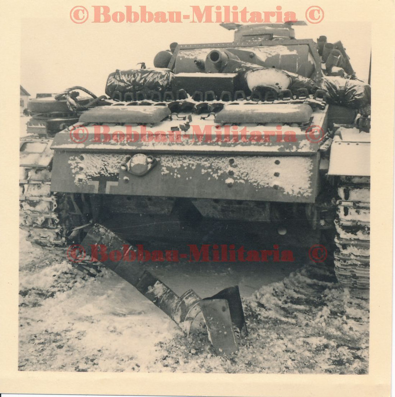 Panzerkampfwagen Panzer III Nebeltöpfe Front Schlamm combat