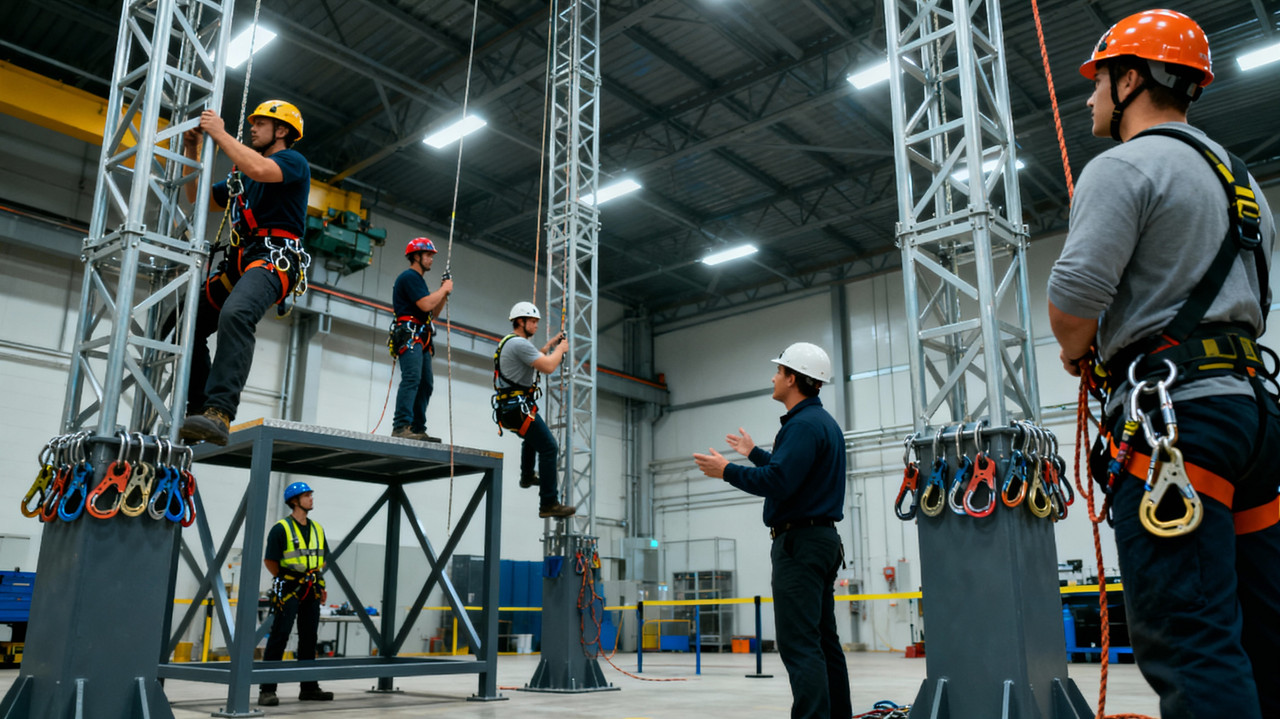 Обучение работе на высоте: программа подготовки, проверка навыков и сертификация