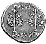 Glosario de monedas romanas. RAMA DE LAUREL. 2