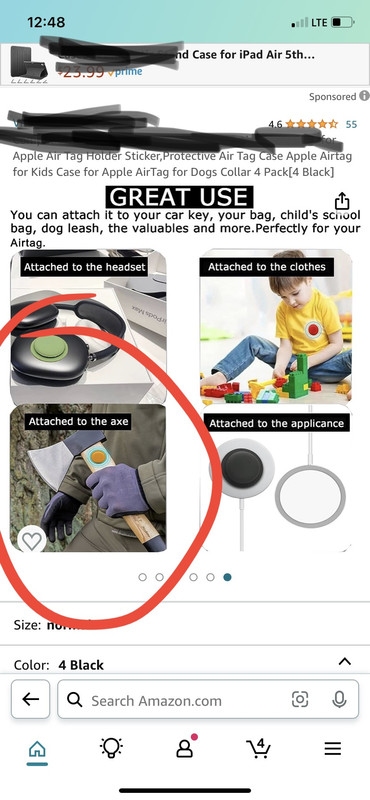 Don’t forget guys: always attach an AirTag to your axe