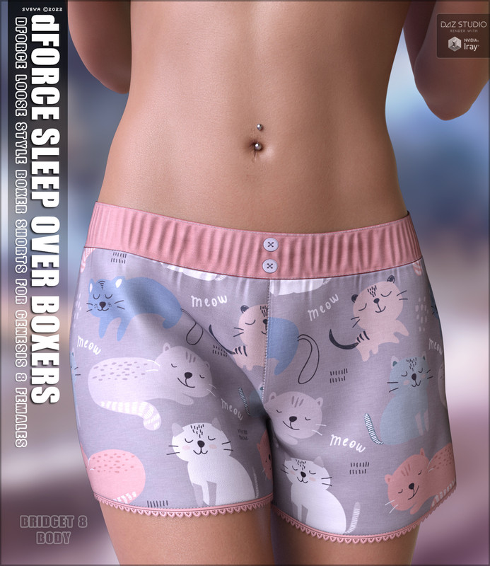 dForce Sleep Over Boxers G8F