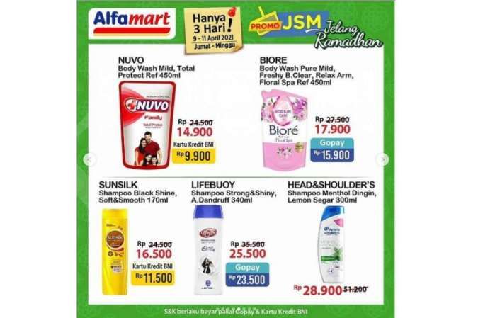 Katalog Promo JSM Alfamart 9-11 April 2021 
