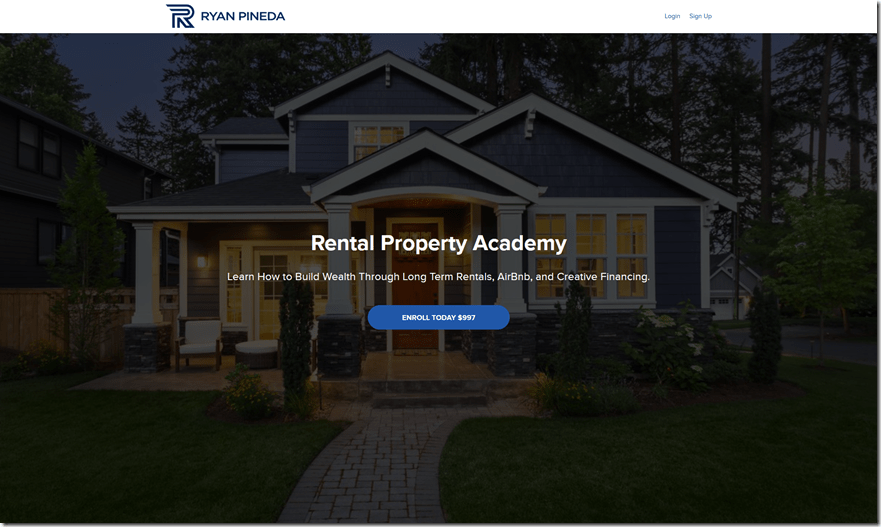 Ryan Pineda – Rental Property Academy 2022