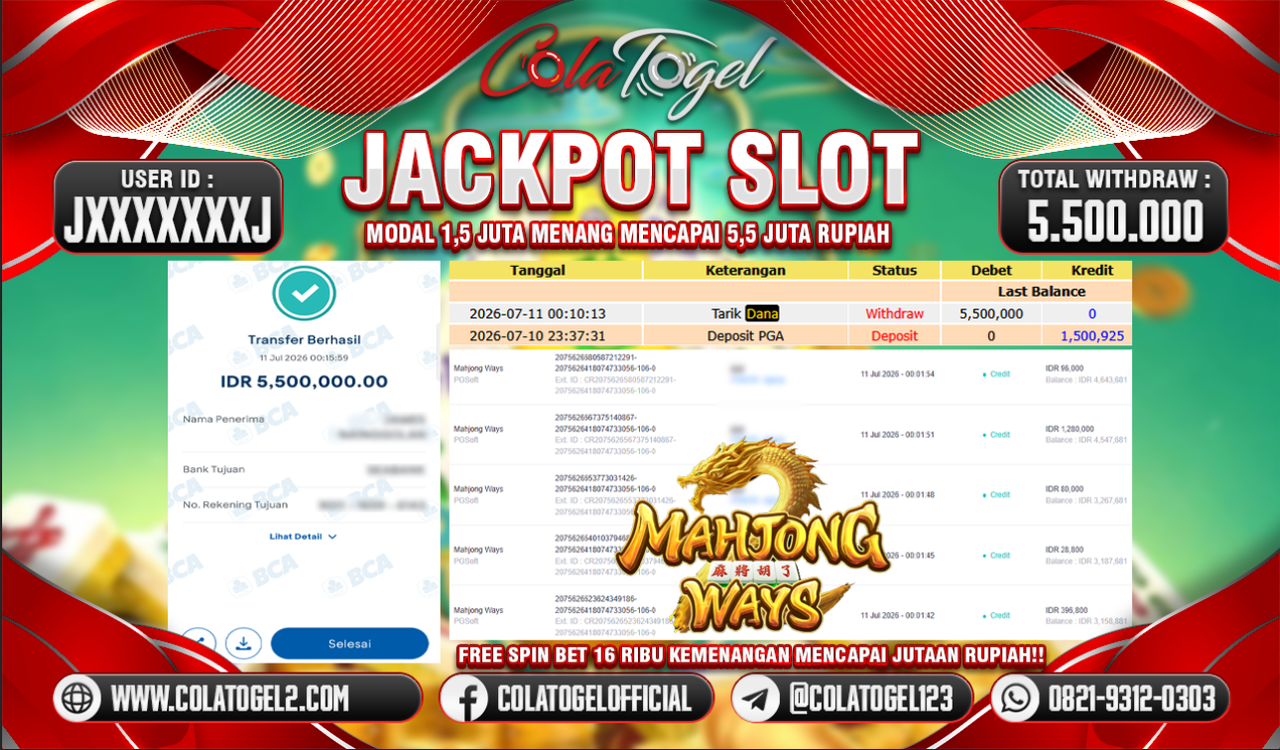 JACKPOT SLOT GACOR!!