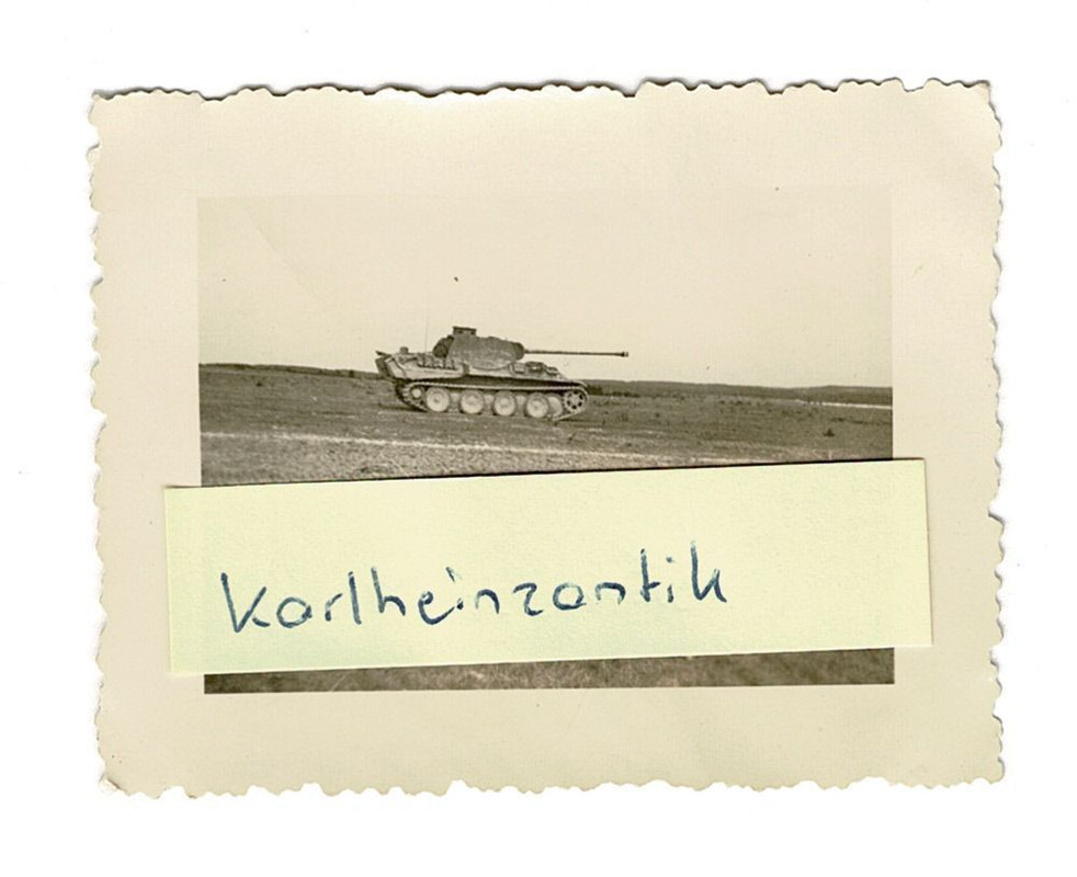 original Foto Panzer Tiger im Gelände