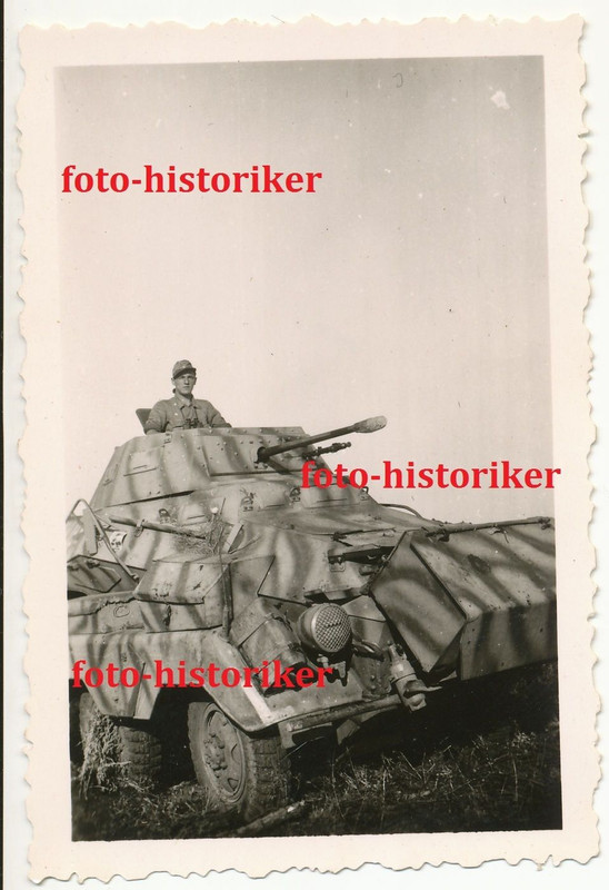 Kamerad in Geschütz Turm SdKFZ 232 8-RAD Panzers