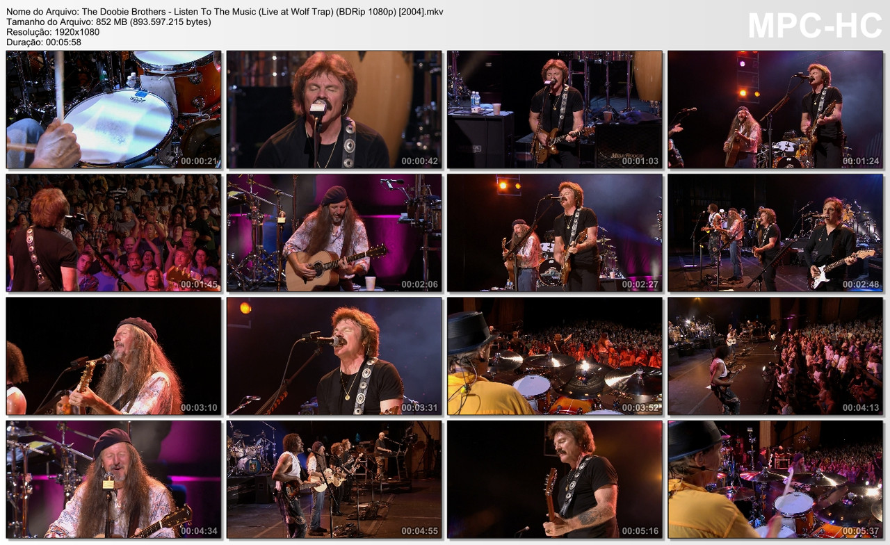 The Doobie Brothers - Listen To The Music (Live at Wolf Trap) (BDRip 1080p) [2004]