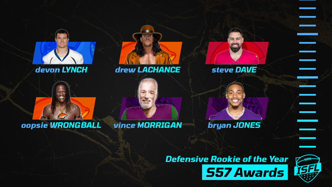 029 ISFL defensive rookie of the year NOM
