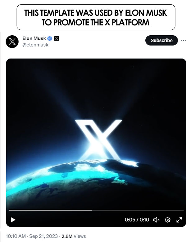 Cinematic Space Logo or Title - 1