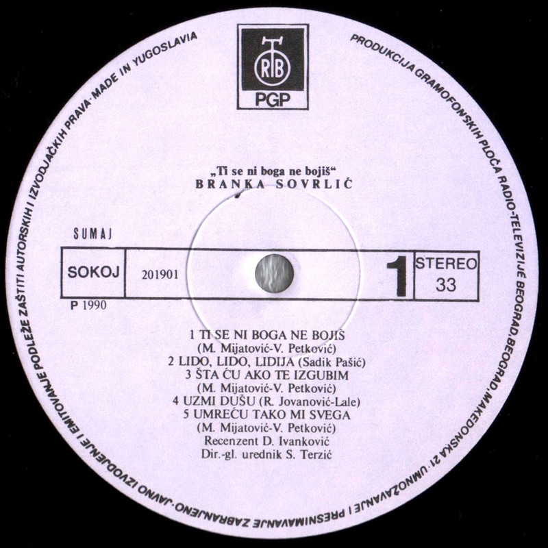 Branka Sovrlic 1990 sA