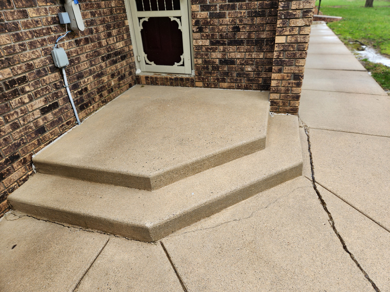 Concrete after