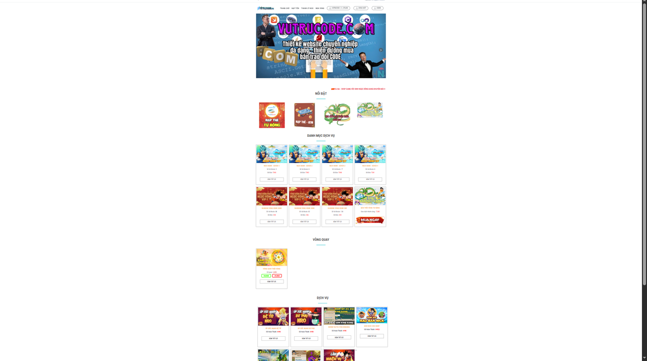 Code Shop game xịn 