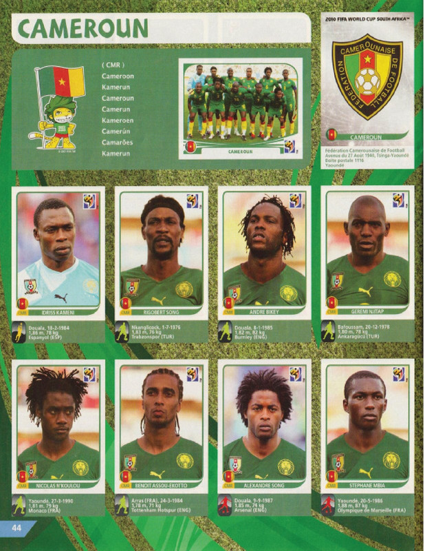 Album Panini Sudáfrica 2010-44