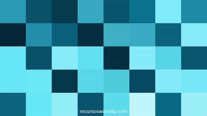 loop vj píxeles celeste teal prisma