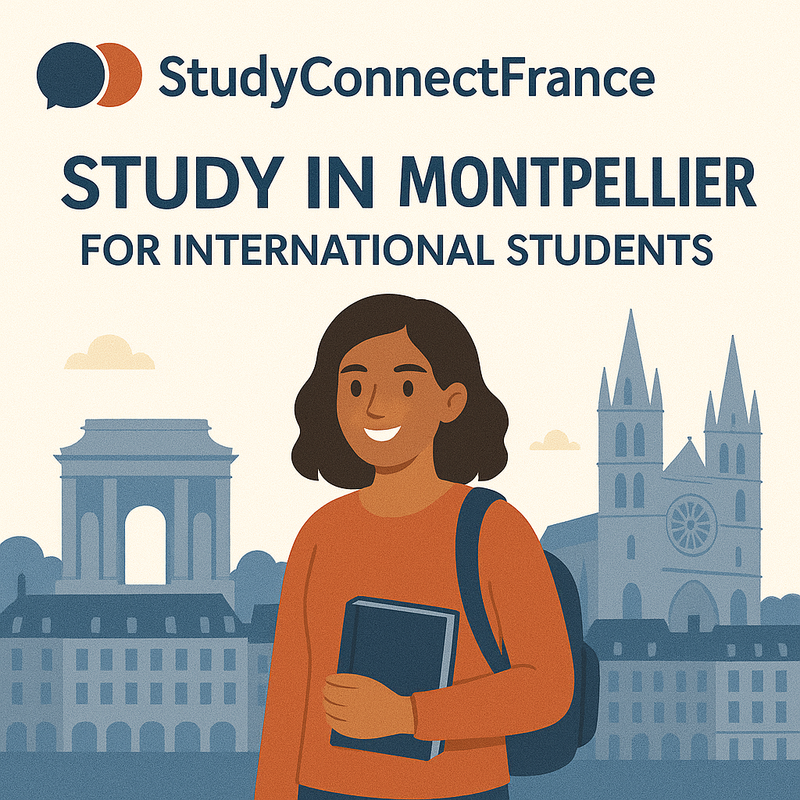 Study in Montpellier for international students with StudyConnectFrance