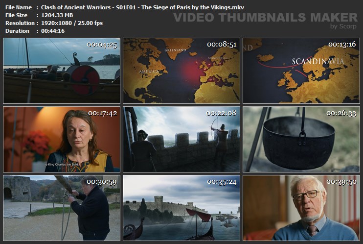 Clash of Ancient Warriors - S01E01 - The Siege of Paris by the Vikings.mkv