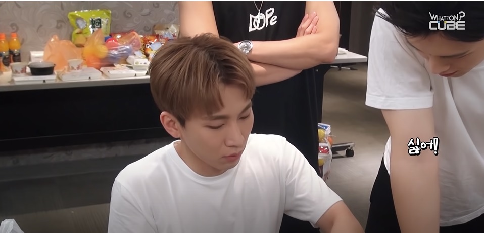 Sungjae rebels when told to eat
