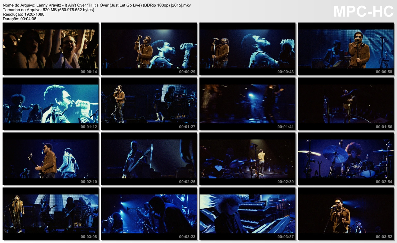 Lenny Kravitz - It Ain’t Over ‘Til It’s Over (Just Let Go Live) (BDRip 1080p) [2015]