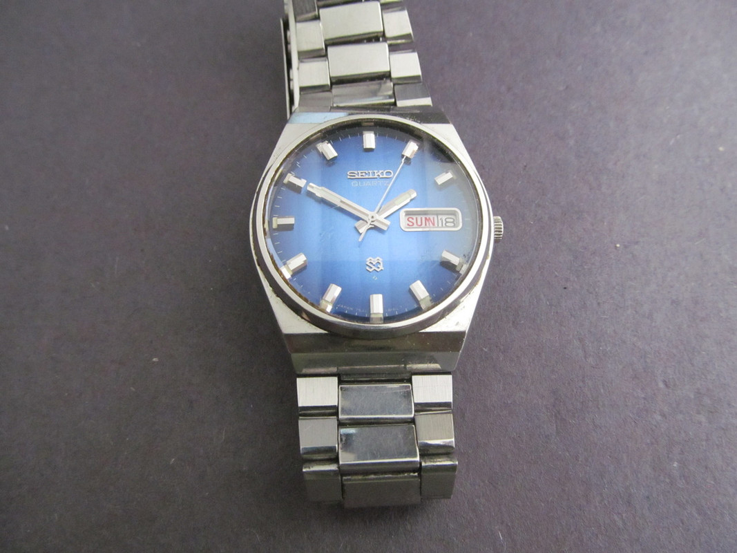FS Seiko quartz 1970s 7546-8159 with caseback inscription/ dedication. $45  in US | WatchUSeek Watch Forums