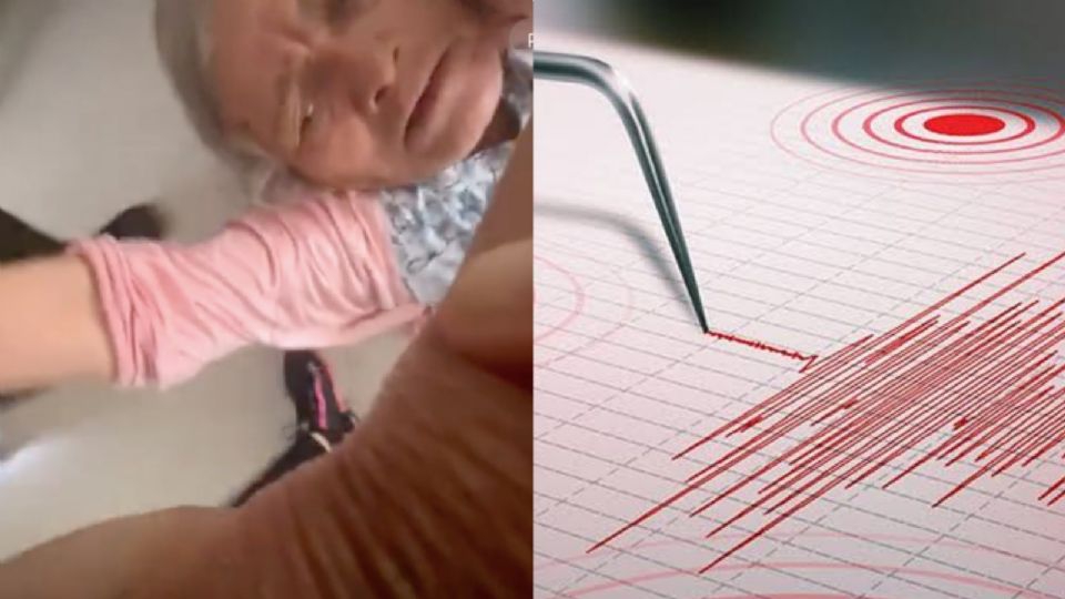 Se rindió: VIDEO de una 'abuelita' negándose a salir durante el sismo conquista las redes sociales