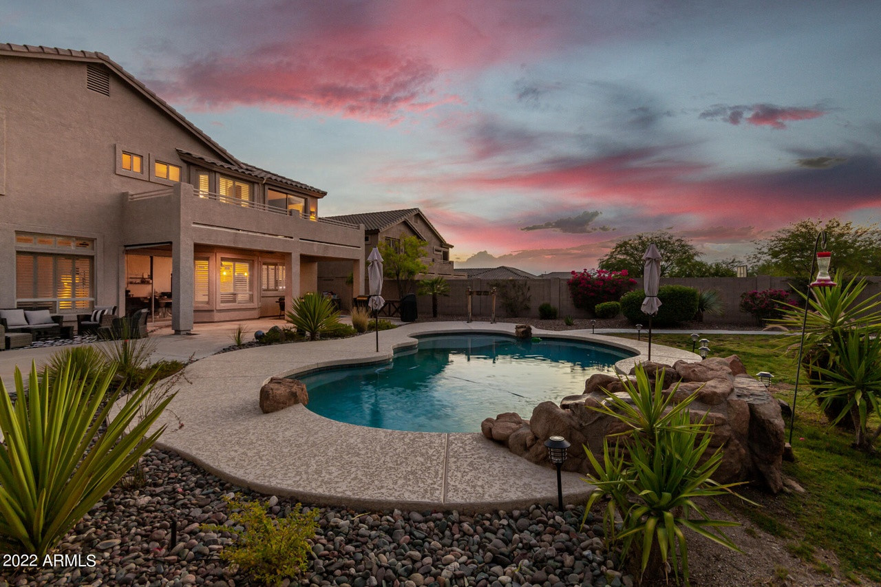 Exterior view of 3636 N Canyon Wash Cir, Mesa, AZ 85207