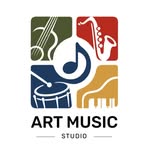 Art Music Studio Logo
