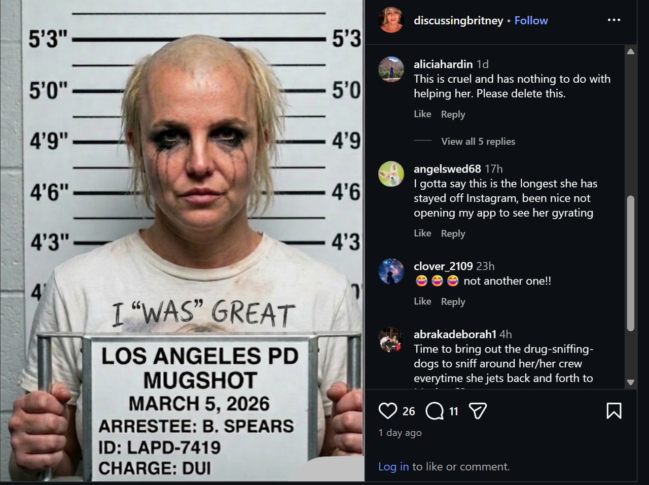 New levels of hatred and depravity from @discussingbritney a page Kevin ...