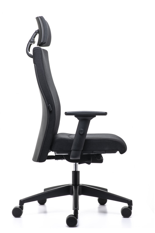 Wiepa Winteraktion Drehstuhl mit Kopfstütze schwarz Produktbild pa_produktabbildung_2 S