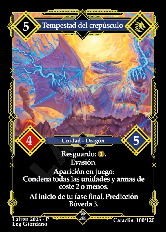 TEMPESTAD DEL CREPUSCULO