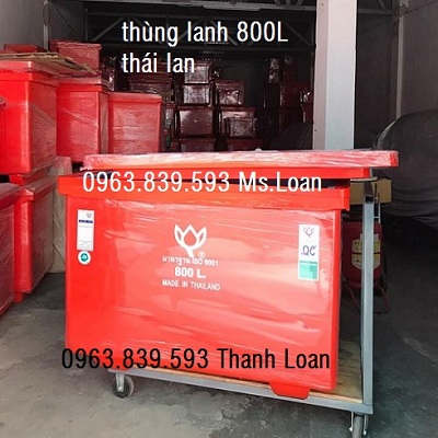 Thùng giữ lạnh 800L hoa sen trữ đông hải sản/ 0963.839.593 Ms.Loan