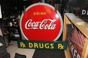 vintage soda signs