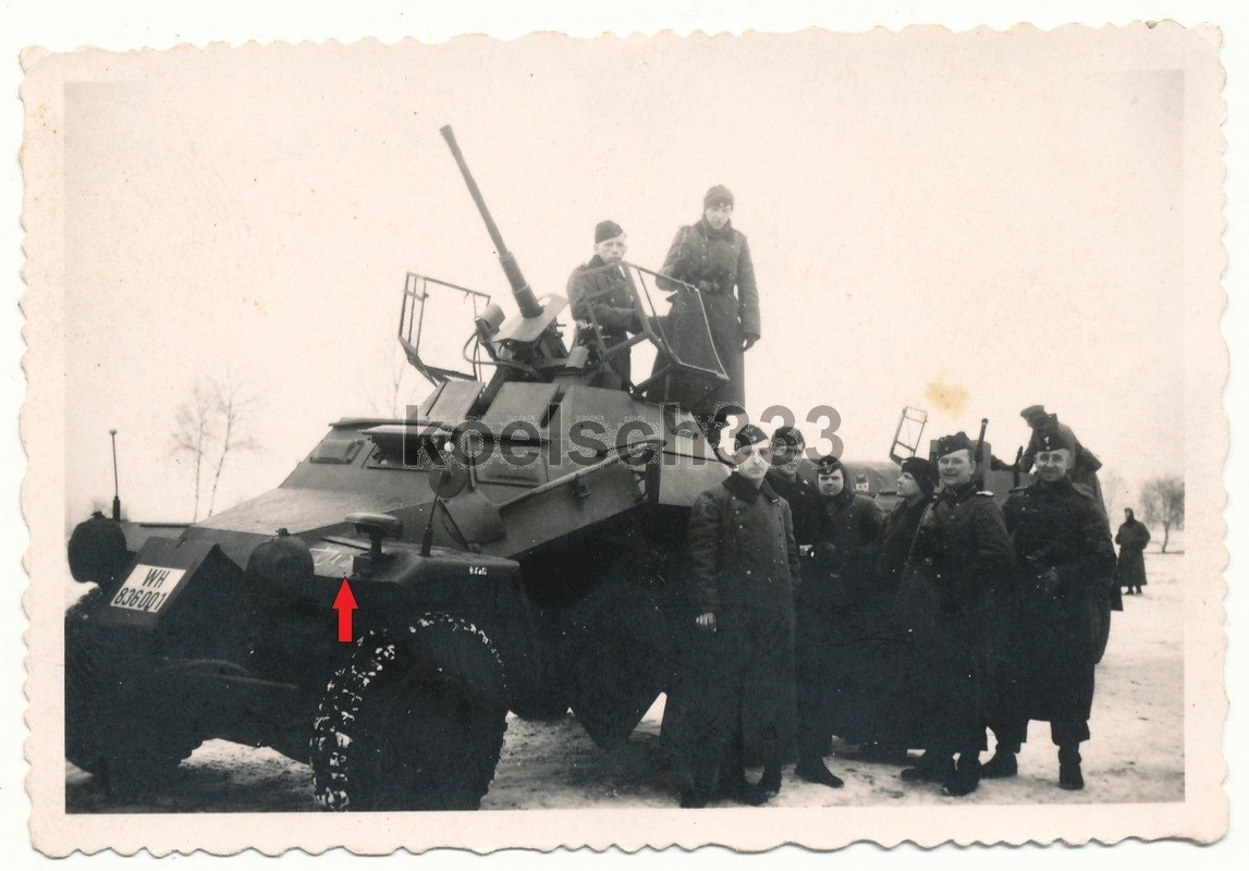 Panzerspähwagen Kennung 18. Pz. Div. 4 Rad Panze