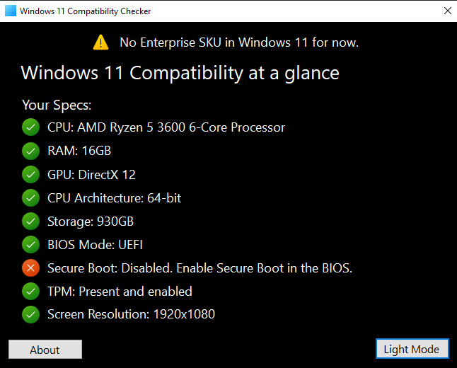 Windows 11 Compatibility Checker 2.3.2