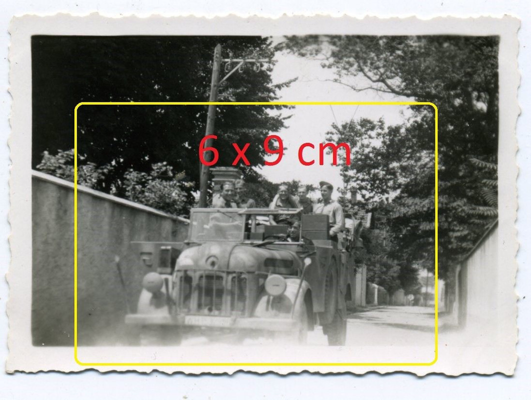 Foto Steyer WH Militär Kübelwagen Kübel Kfz mit Tarnanstrich in 