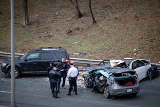 11 injured in Prospect Expressway chain-reaction crash