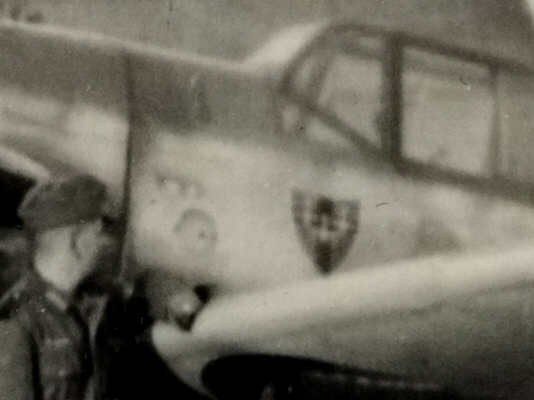 Foto Abzug v Negativ Me 109 Bf 109 Feldflugplatz Wolchow 7 Abschussbalken (4)