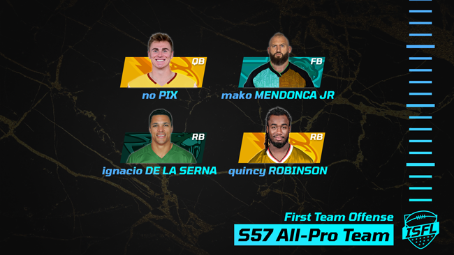 018 ISFL first team offense