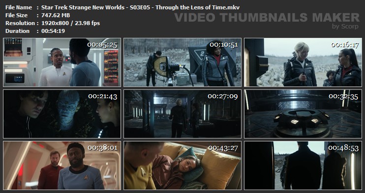 Star Trek Strange New Worlds S03E05 Through the Lens of Time mkv