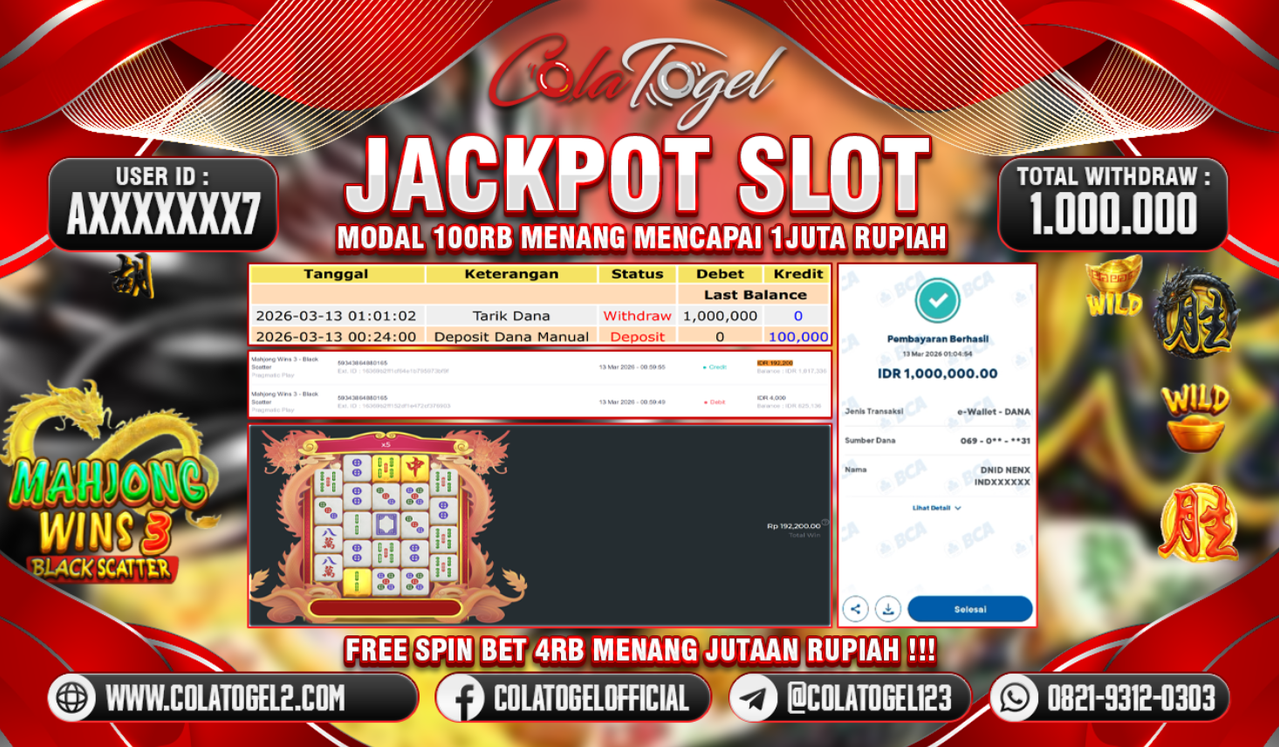 JACKPOT SLOT GACORR!!