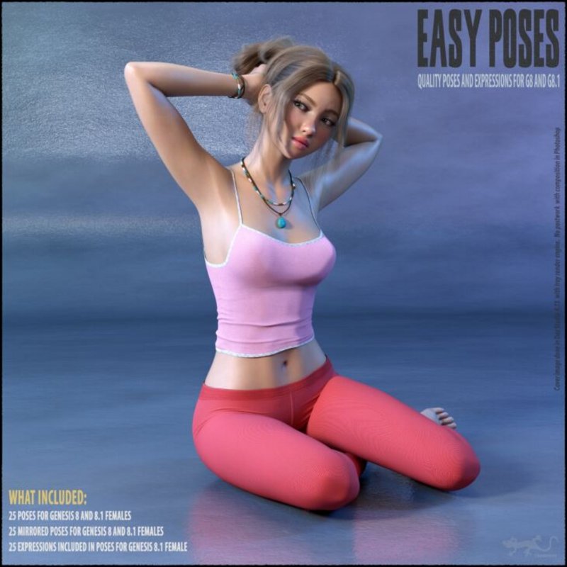 Easy Poses for Genesis 8 and 8 1
