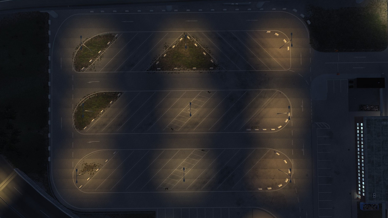 Parkplatz nähe Autobahn