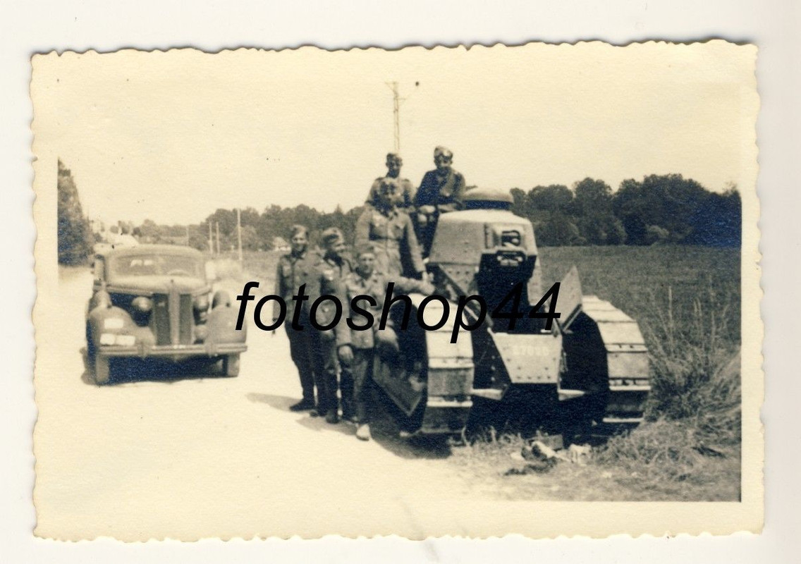 französischer Panzer Beute