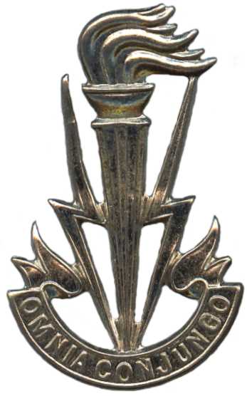 Кокарда Корпуса связи Королевских ВС Бельгии