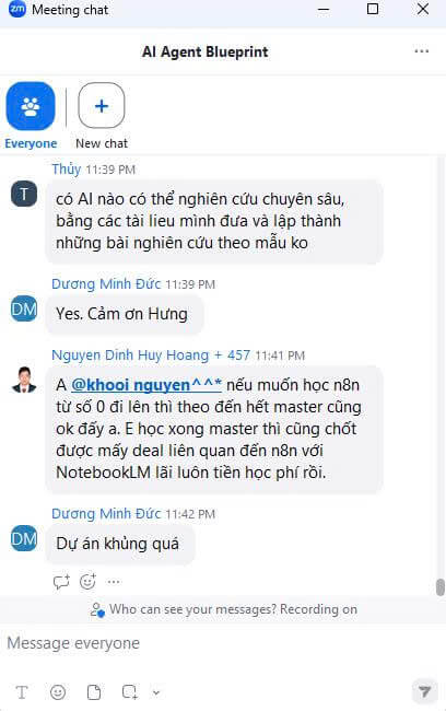 Phản hồi học viên