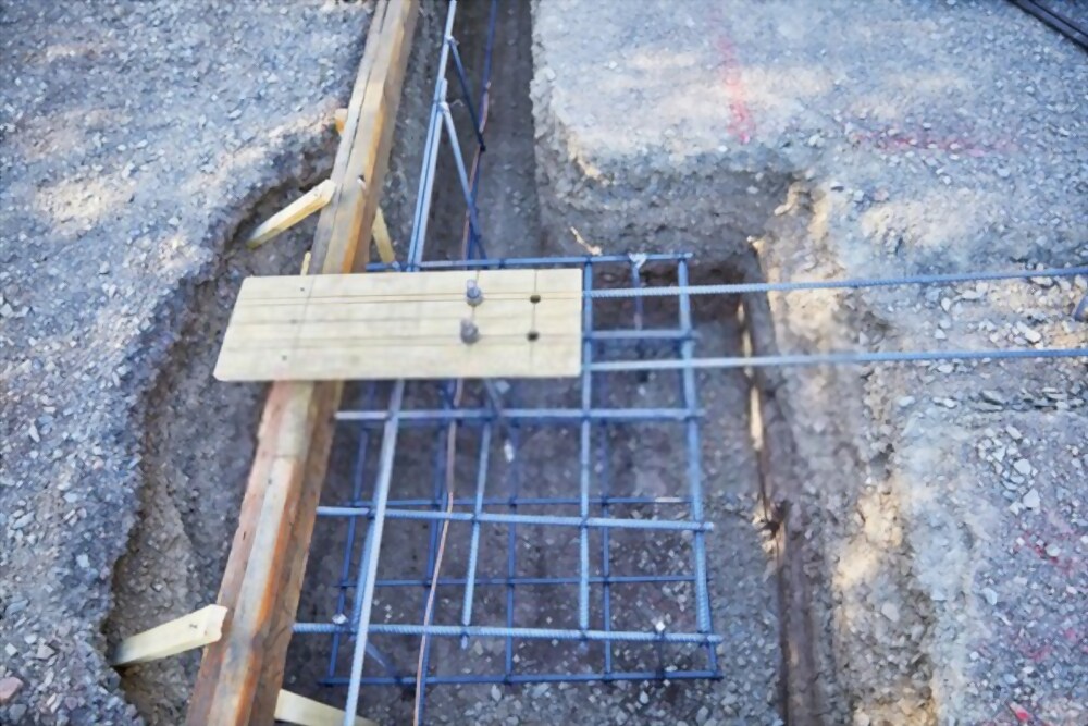 Trench footing Trench footing