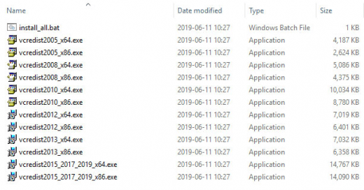 Microsoft Visual C Redistributable Runtimes Aio 0 67 0