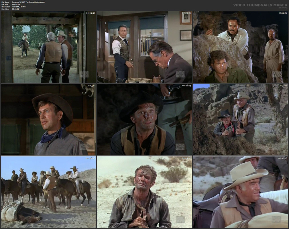 Bonanza S09E03 The Conquistadors.mkv